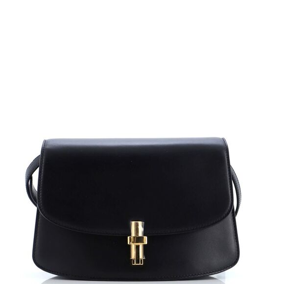 The Row Handbags - The Row Sofia Crossbody Bag Leather 8.75 Black
